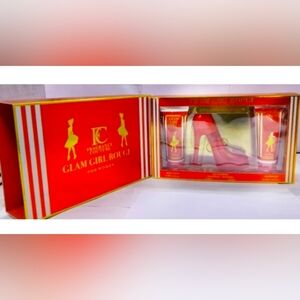 NEW Glam Girl Rouge Fragrance Gift Set Lotion Body Gel Parfum